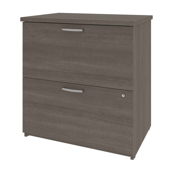 Bestar Bestar Universel 29W Lateral File Cabinet  in bark grey 46630-1147